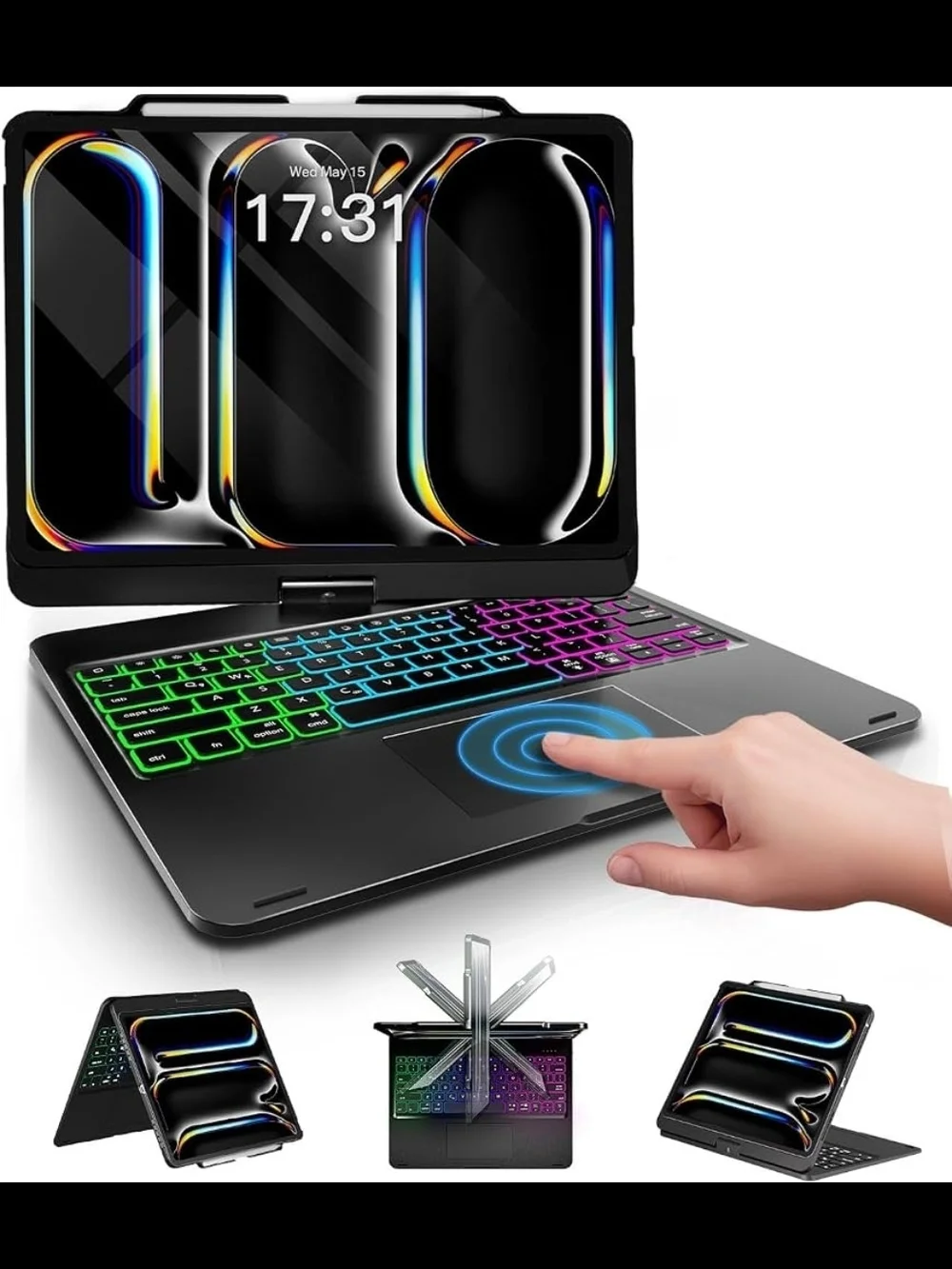 NOKBABO Trackpad Keyboard Case for iPad Pro & Air 13in & iPad Pro 12.9